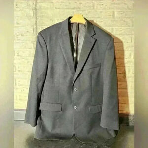 Pronto Uomo Platinum Sz 42R Black 100% Wool Blazer Jacket Sport Coat